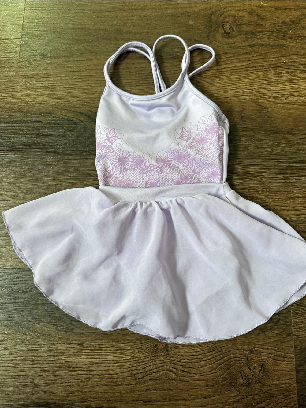 Bloch Girls' Lavender Dance Tutu Dress Sz 4-6